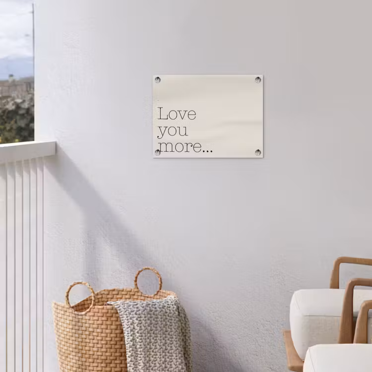 Tuinposter - Minimalistisch - Love - Beige — 3