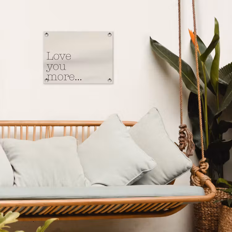 Tuinposter - Minimalistisch - Love - Beige — 5
