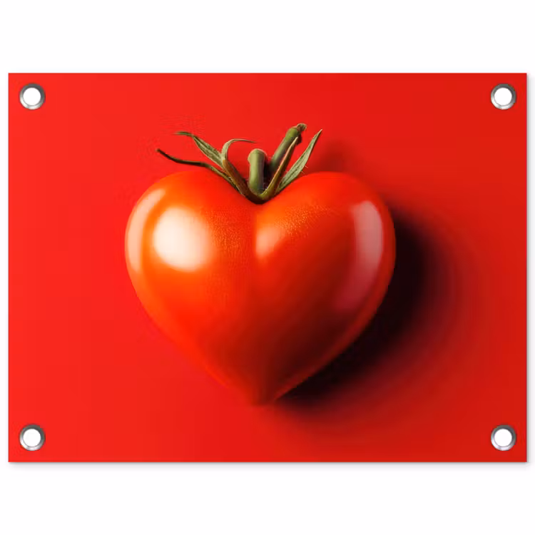 Tuinposter - Tomaat - Rood - Hart — 1