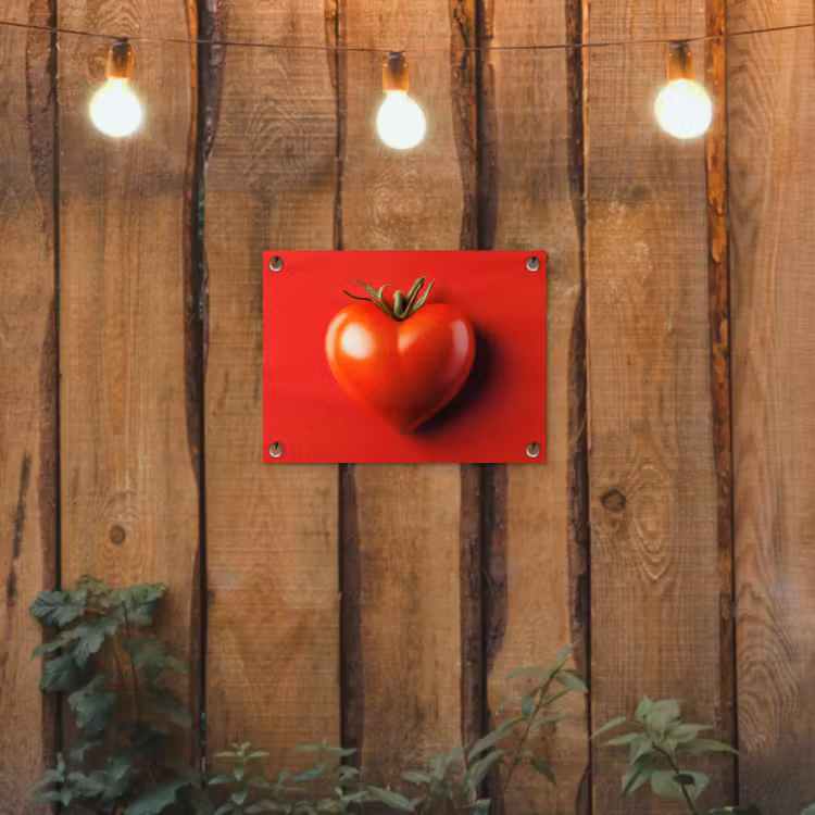 Tuinposter - Tomaat - Rood - Hart — 2