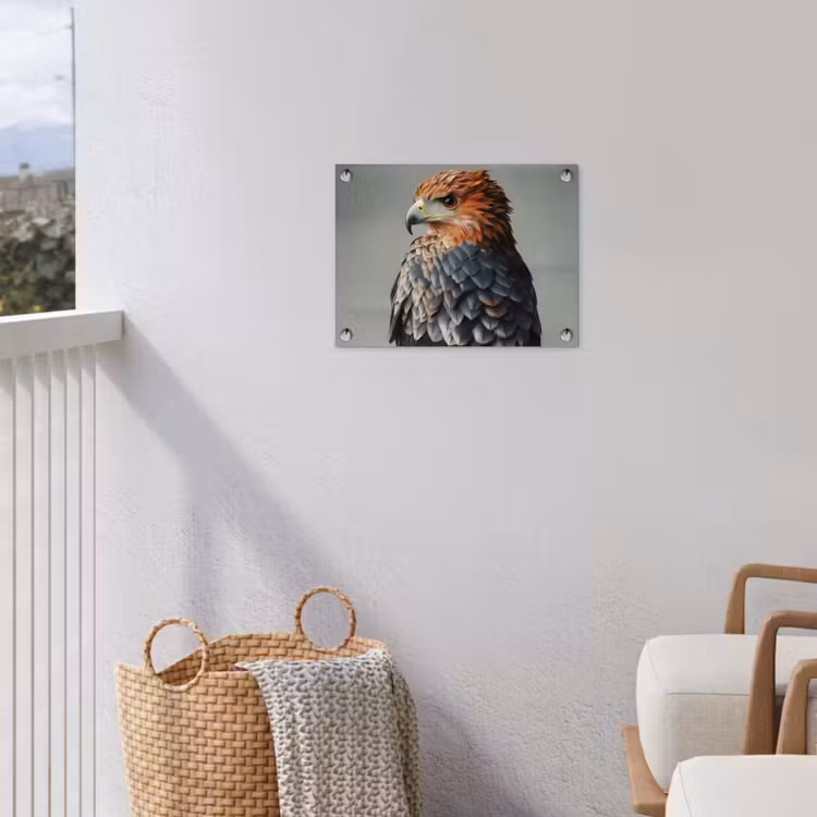 Tuinposter - Vogel - Realistisch - Veren - Bruin — 3