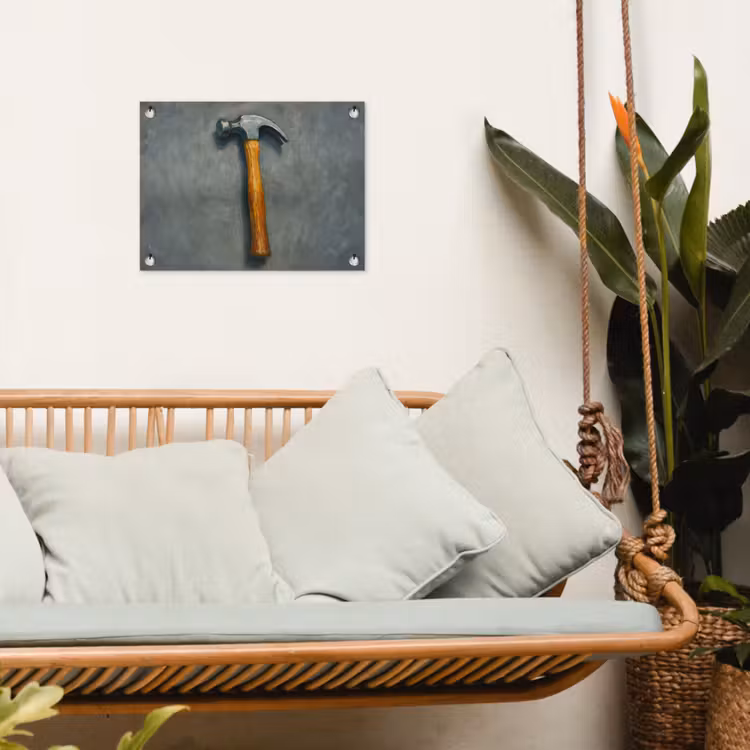 Tuinposter - Hamer - Schilderij - Gereedschap — 5