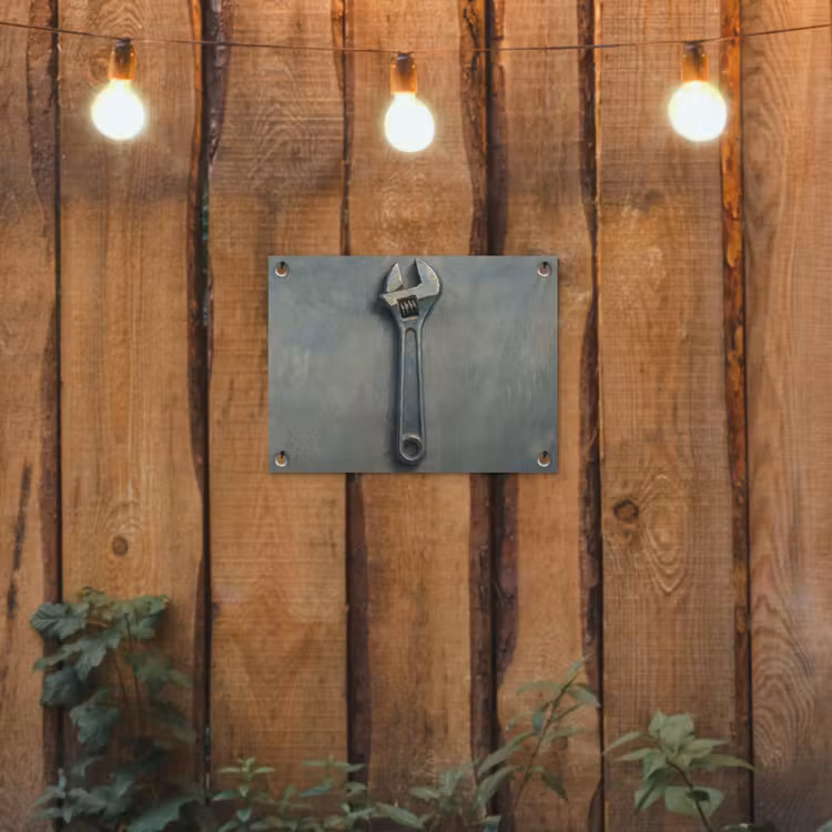 Tuinposter - Moersleutel - Gereedschap - Verf — 2