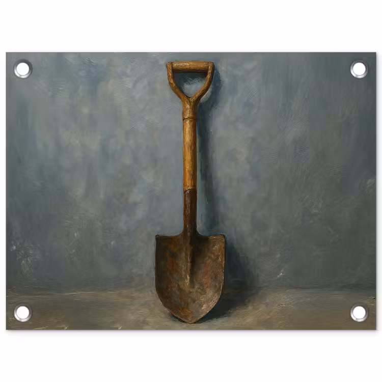 Tuinposter - Schep - Gereedschap - Schilderij — 1