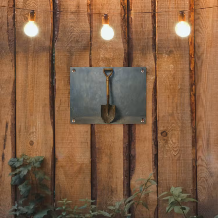 Tuinposter - Schep - Gereedschap - Schilderij — 2