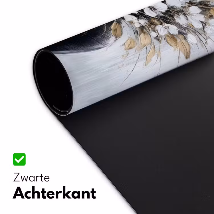 Bureau onderlegger - Bloemen - Wit - Vaas - Abstract — 4
