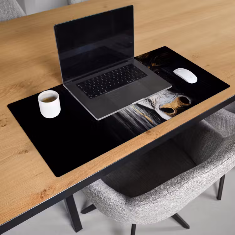Bureau onderlegger - Stier - Hoorns - Snuit - Goud — 2