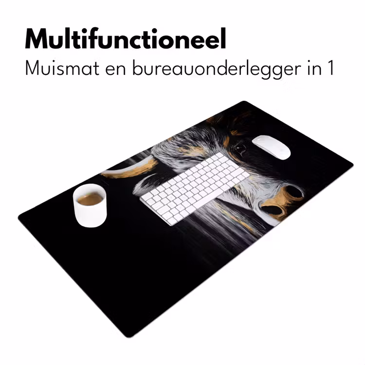 Bureau onderlegger - Stier - Hoorns - Snuit - Goud — 6