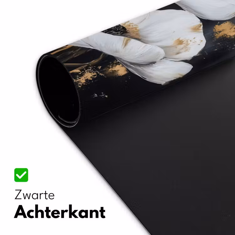Bureau onderlegger - Bloemen - Wit - Abstract — 4