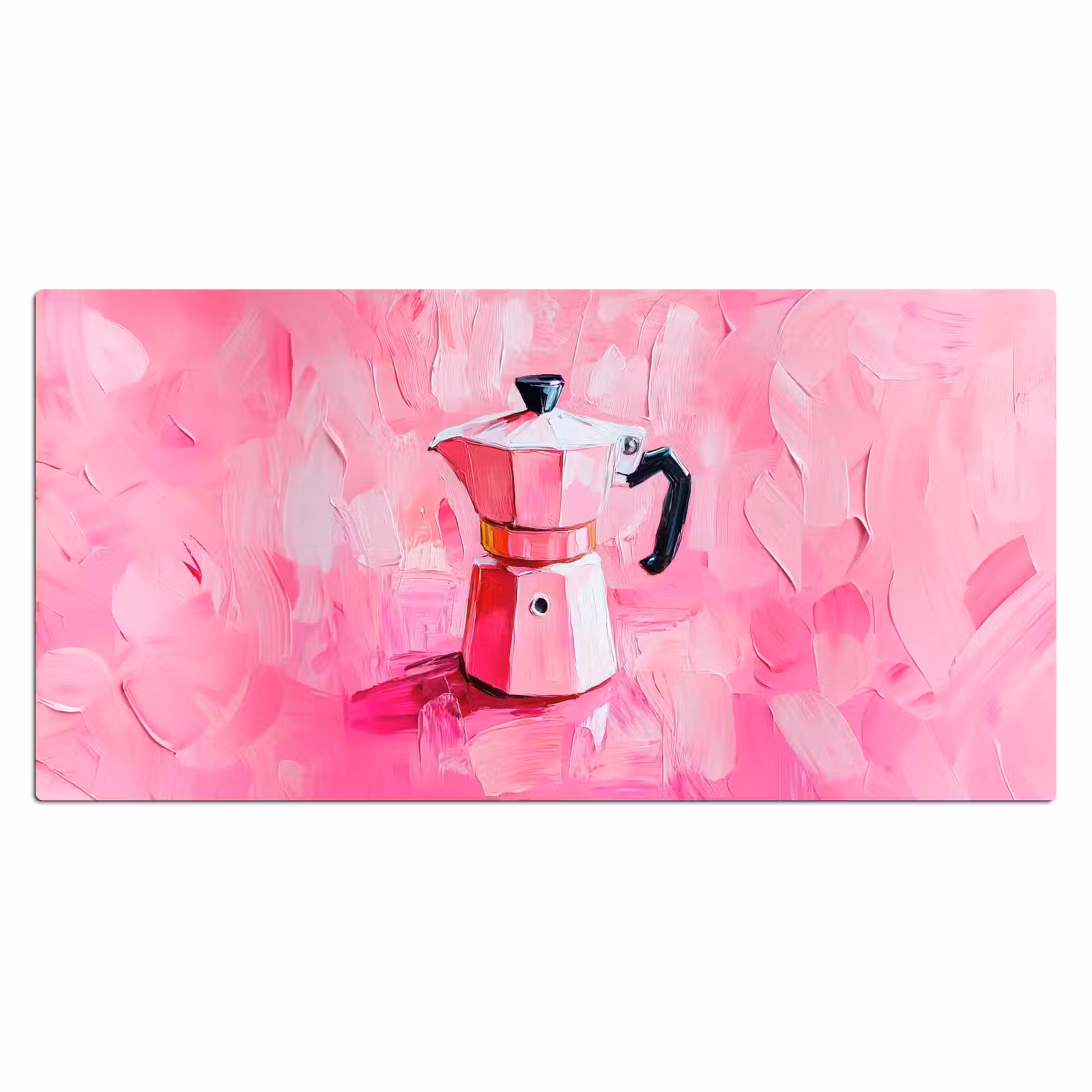 Bureau onderlegger - Roze - Verf - Coffee — 1