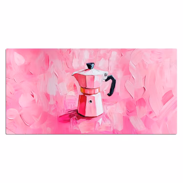 Bureau onderlegger - Roze - Verf - Coffee — 1