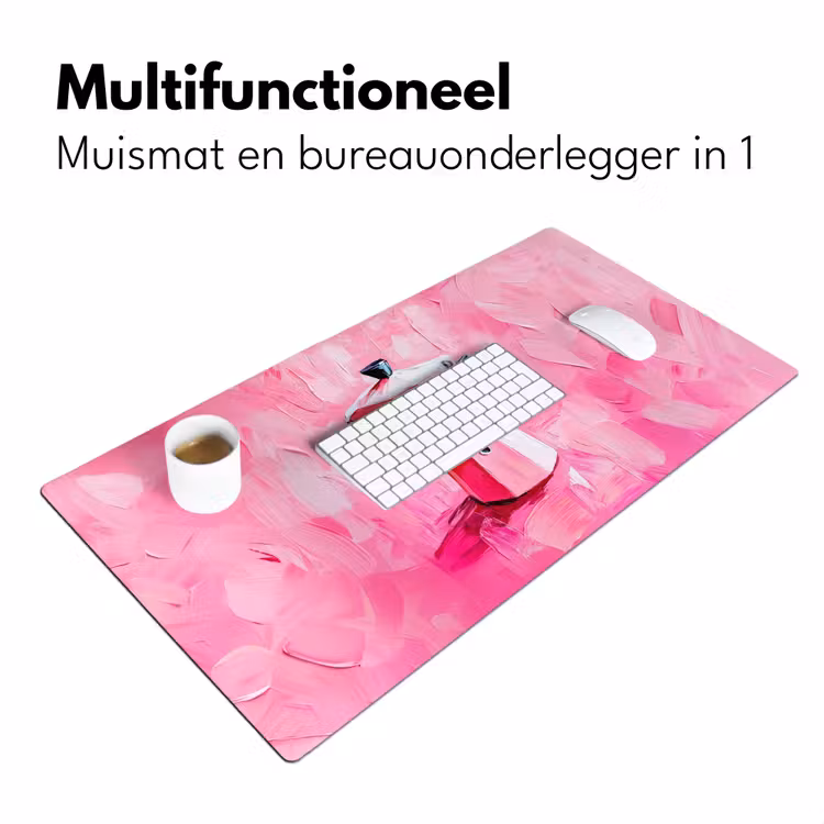 Bureau onderlegger - Roze - Verf - Coffee — 6