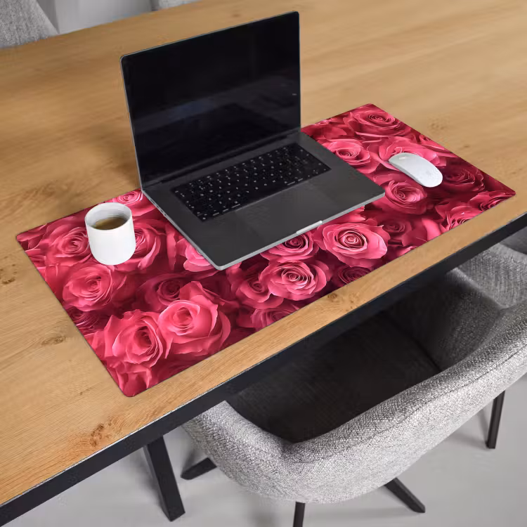Bureau onderlegger - Rozen - Pink - Bloem — 2