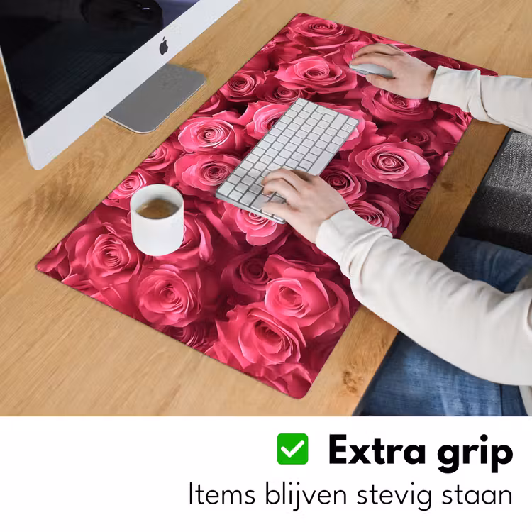 Bureau onderlegger - Rozen - Pink - Bloem — 5