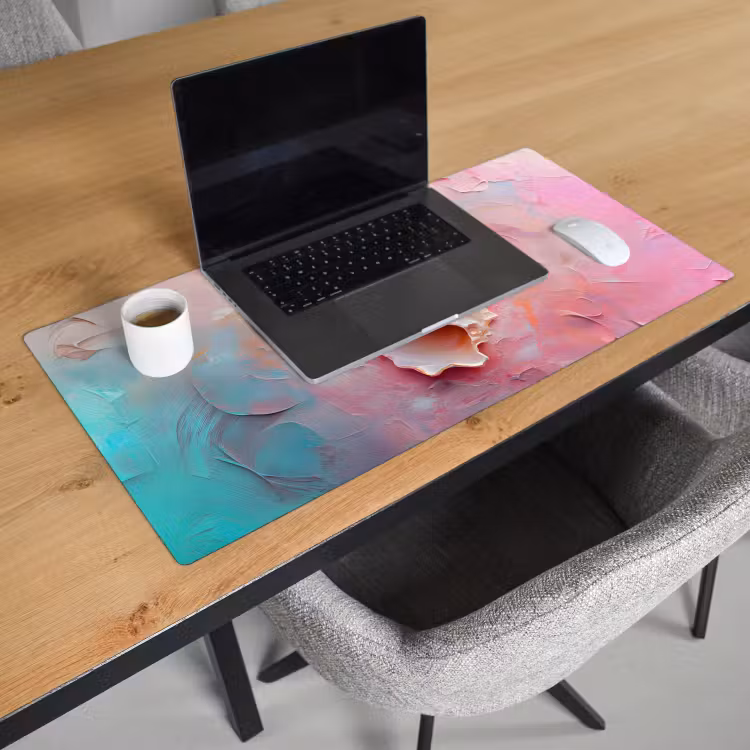 Bureau onderlegger - Schelp - Pastel - Pink — 2