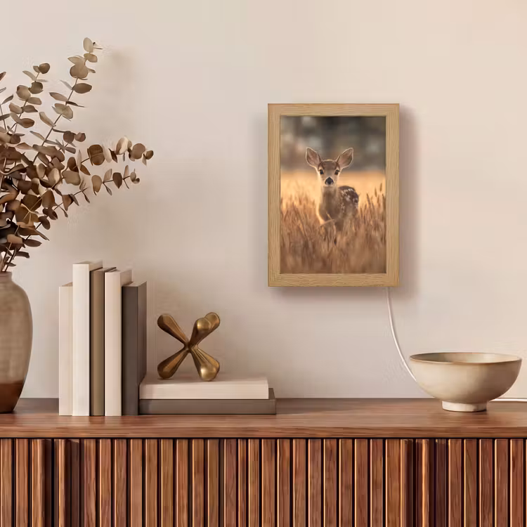 Tafellamp - Hert - Graanveld - Bruin — 4