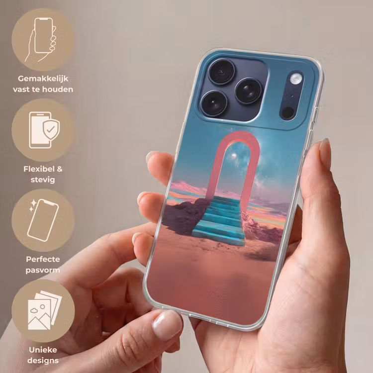 Telefoonhoesje Softcase - Trap - Boog - Sterrenhemel — 4
