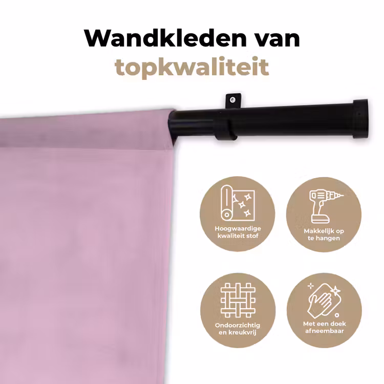 Wandkleed - Frisdrankblikje - Bloemenpatroon - Edelstenen - Kleurrijk — 3