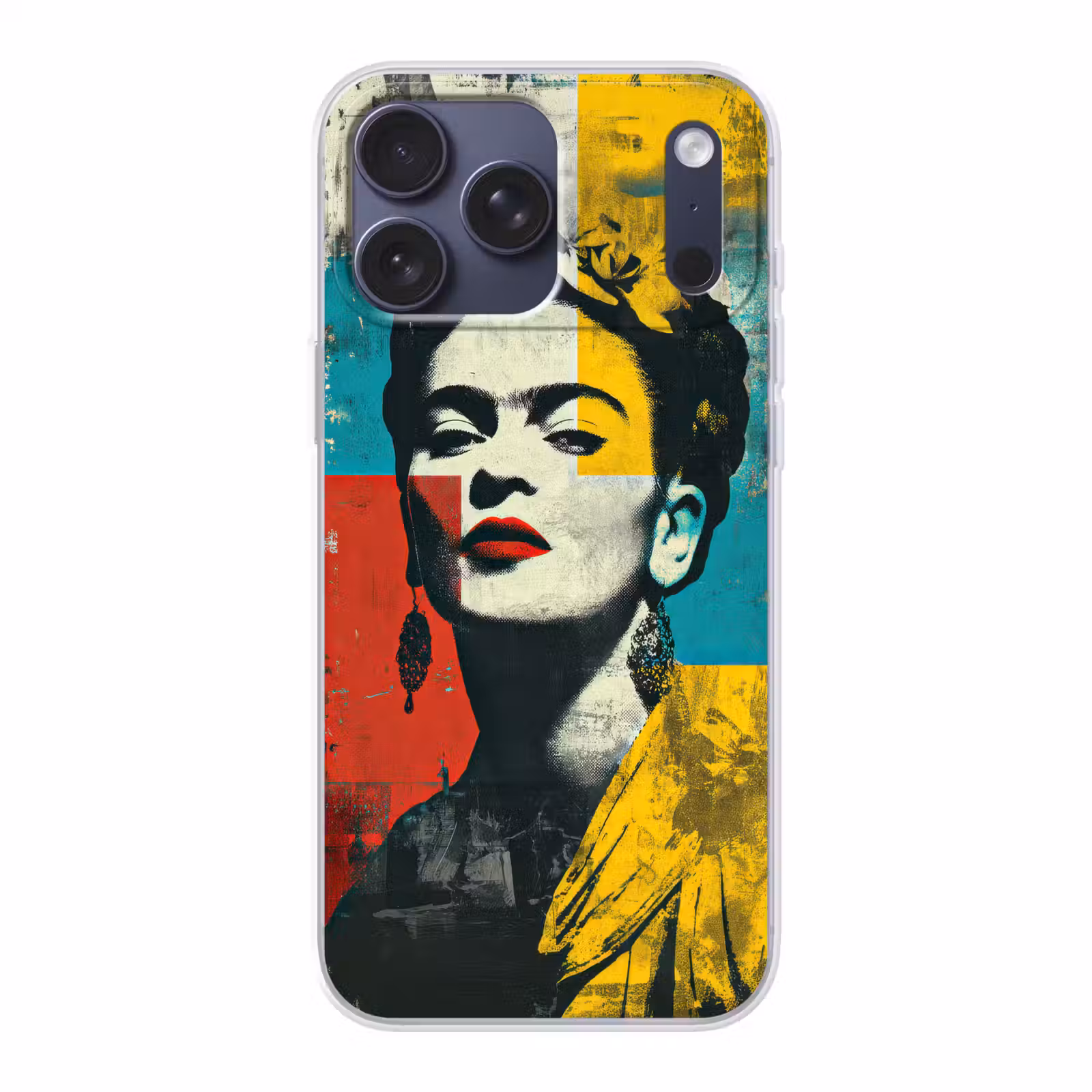 Telefoonhoesje Softcase - Bloemen - Felle kleuren - Grafisch - Modern — 1