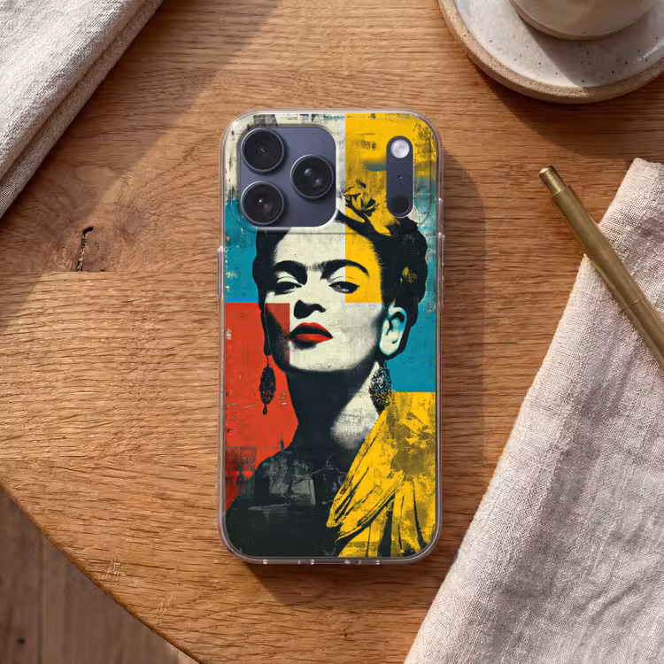 Telefoonhoesje Softcase - Bloemen - Felle kleuren - Grafisch - Modern — 2