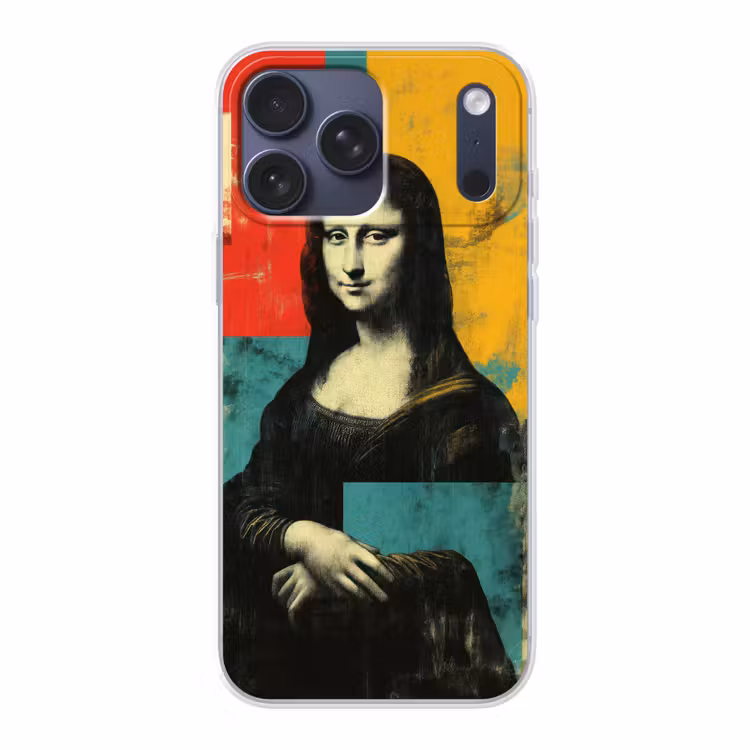 Telefoonhoesje Softcase - Vrouw - Kleurvlakken - Klassieke schilderkunst — 1