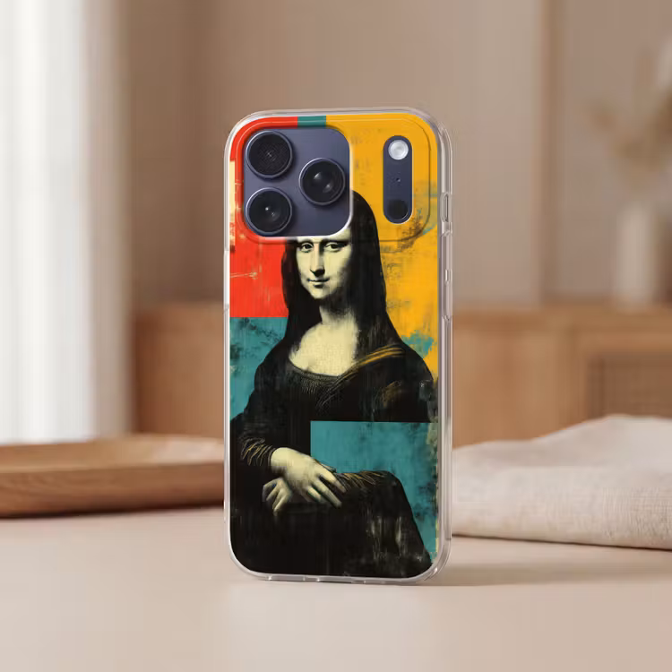 Telefoonhoesje Softcase - Vrouw - Kleurvlakken - Klassieke schilderkunst — 3