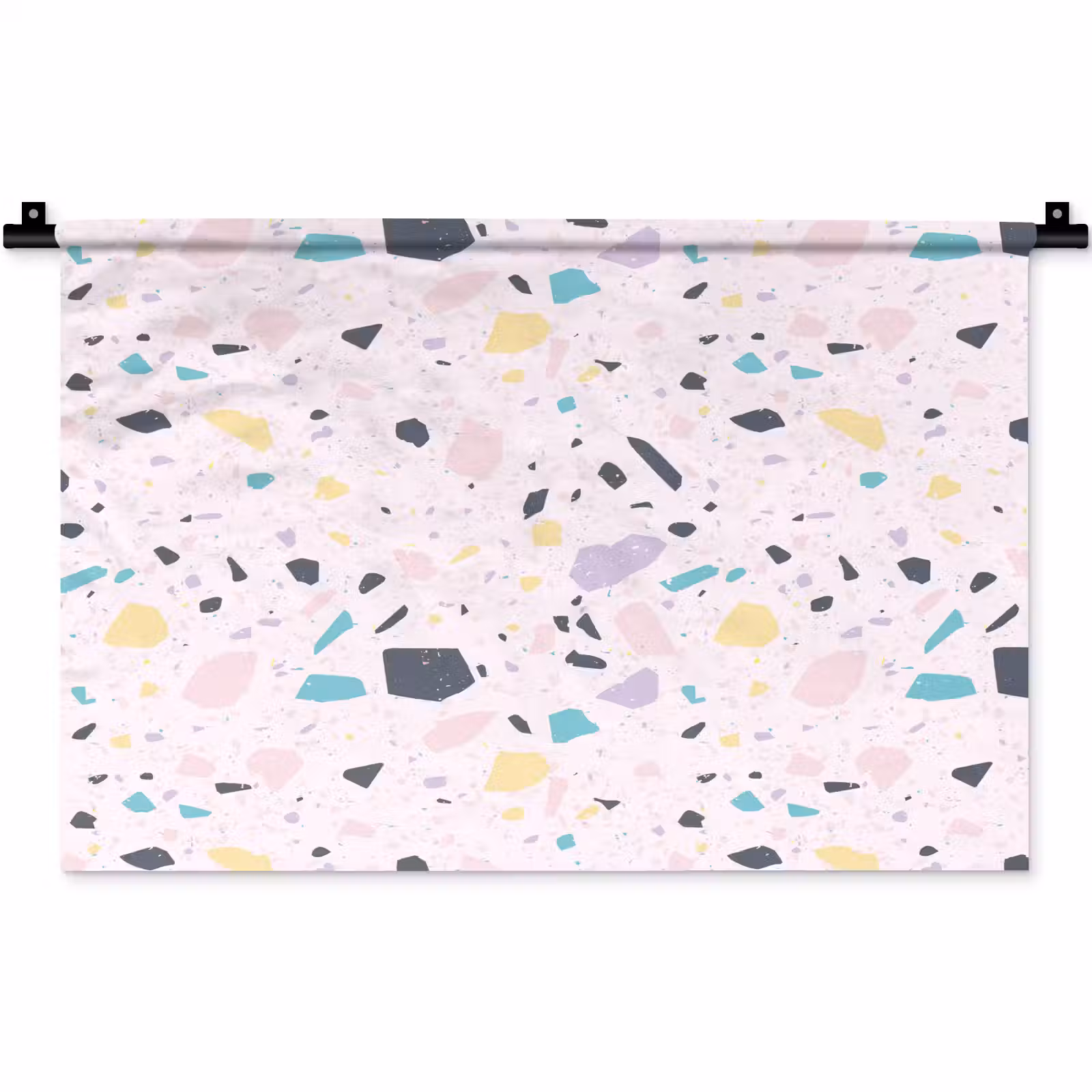 Wandkleed - Terrazzo - Patroon - Zacht - Snoep — 1