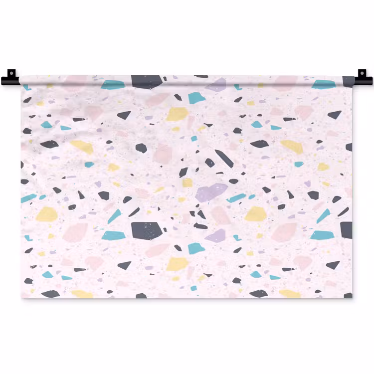 Wandkleed - Terrazzo - Patroon - Zacht - Snoep — 1