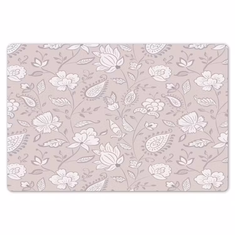 Placemat - 6 stuks - Bloemen - Getekend - Lavendel — 7