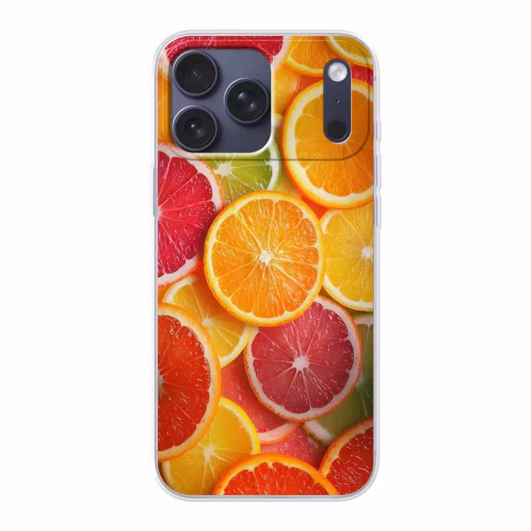 Telefoonhoesje Softcase - Fruit - Kleurrijk - Close up — 1