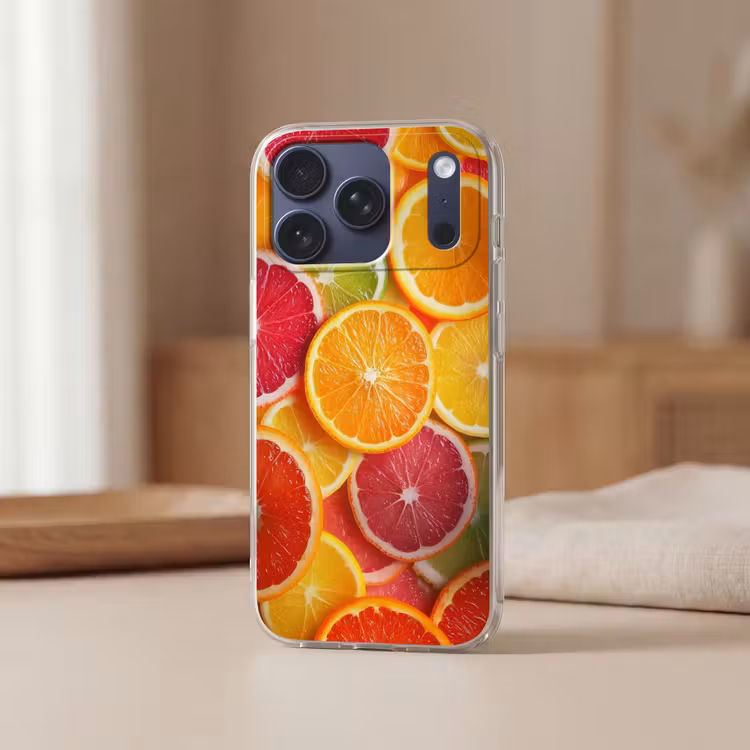 Telefoonhoesje Softcase - Fruit - Kleurrijk - Close up — 3