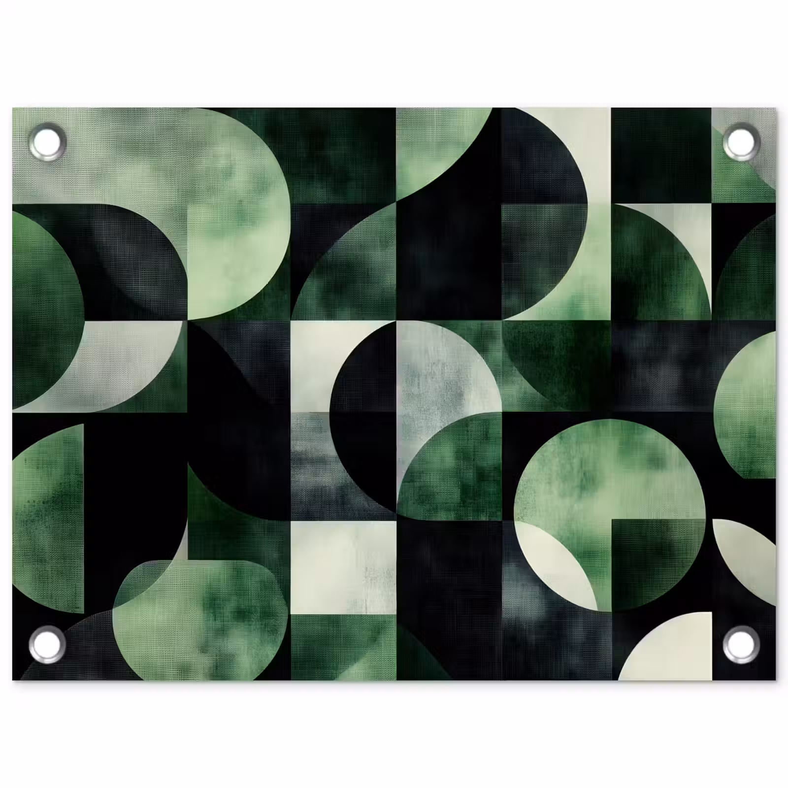 Tuinposter - Abstract - Groen - Vormen — 1