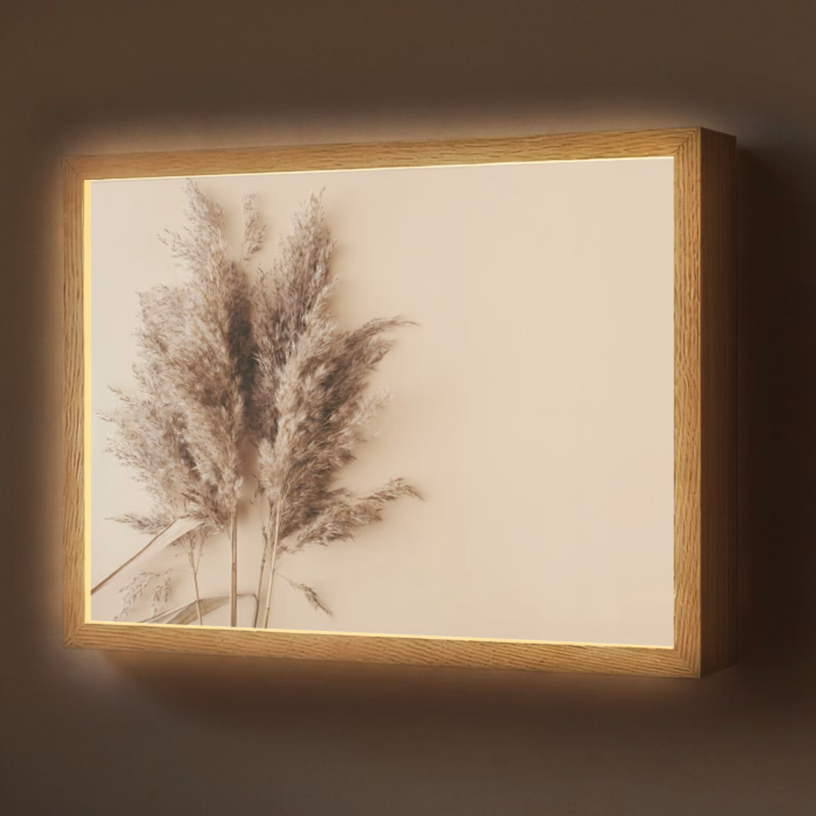 Lightbox - Wandlamp - Pampasgras Beige — 1