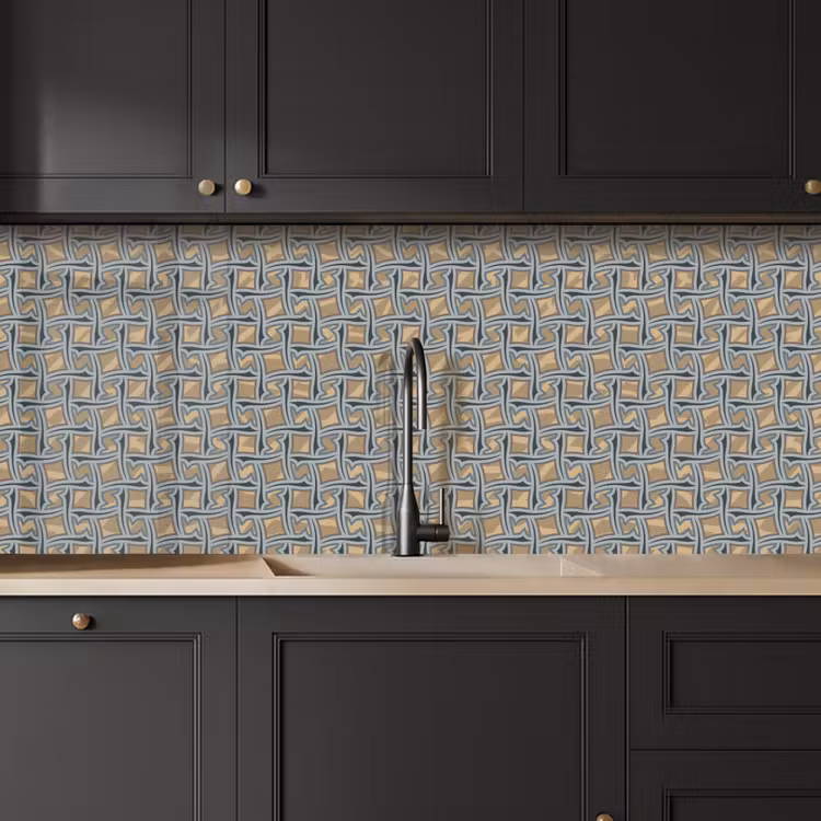 Keuken achterwand - Bruin - Patronen - Geometrie — 6