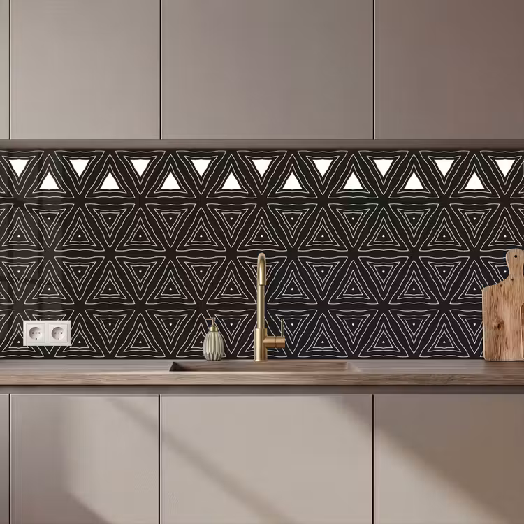 Keuken achterwand - Geometrie - Design - Mozaïek — 1