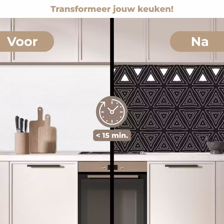 Keuken achterwand - Geometrie - Design - Mozaïek — 2