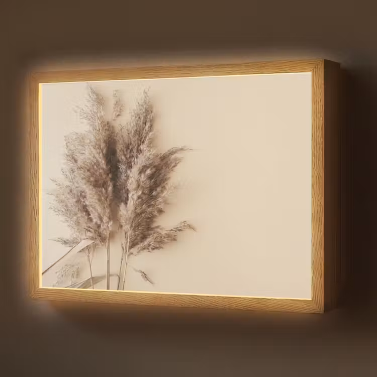 Lightbox - Wandlamp - Graan - Pastel - Natuur