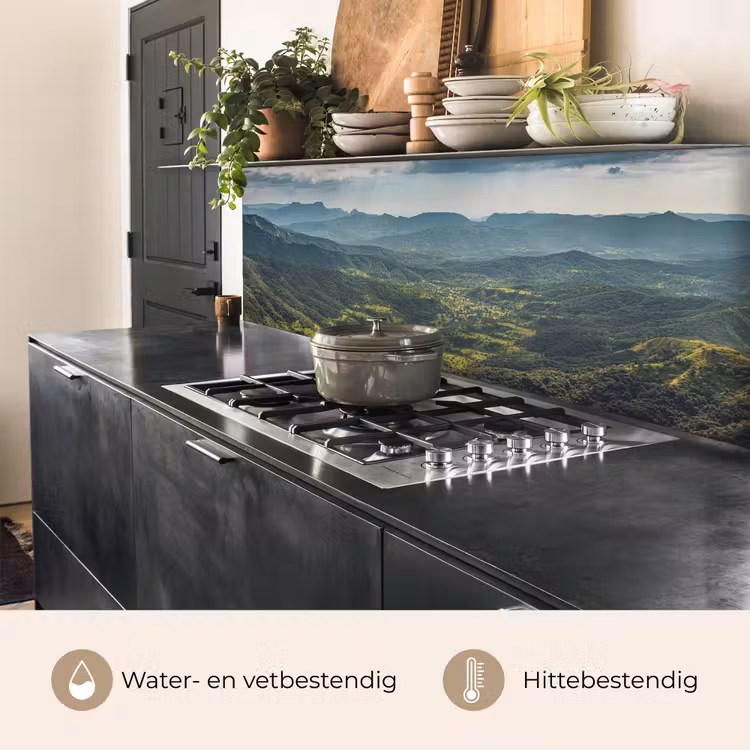 Keuken achterwand - Landschap - Vallei - Groen — 3