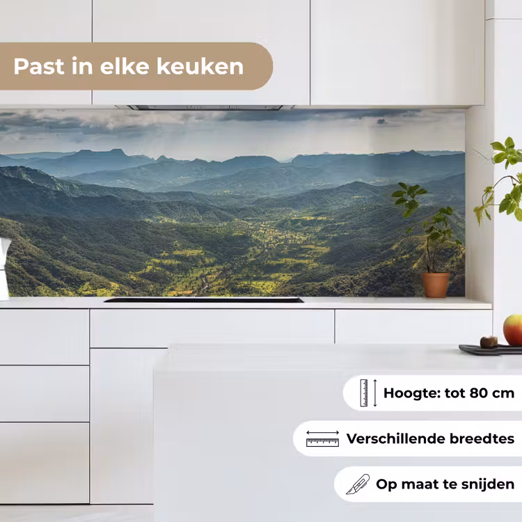 Keuken achterwand - Landschap - Vallei - Groen — 4
