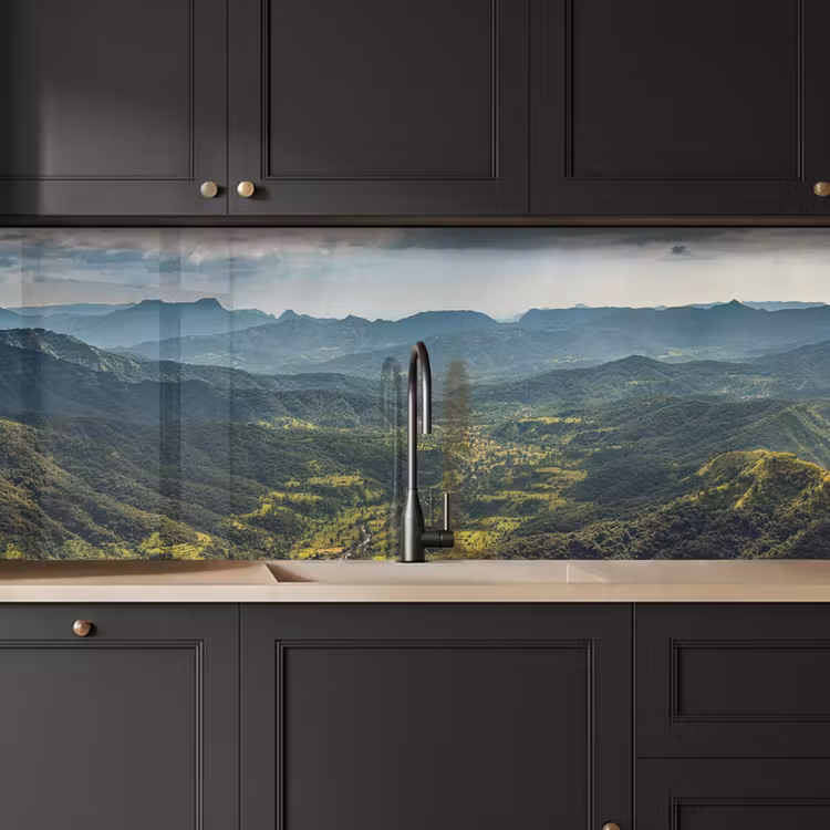 Keuken achterwand - Landschap - Vallei - Groen — 6