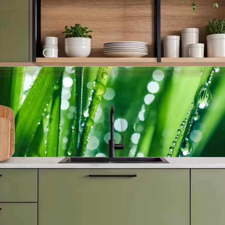 Keuken achterwand - Natuur - Gras - Groen — 5
