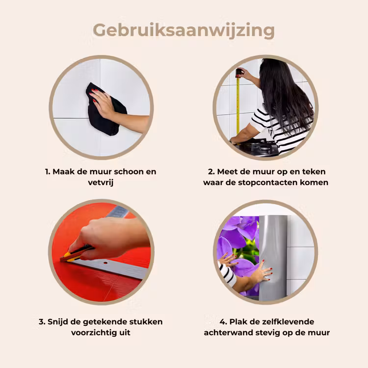 Keuken achterwand - Bloemen - Paars - Natuur — 7