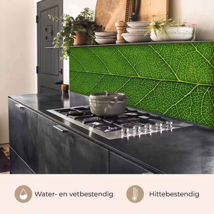 Keuken achterwand - Natuur - Blad - Groen — 3