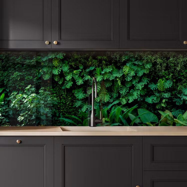 Keuken achterwand - Natuur - Bos - Groen - Monstera — 6