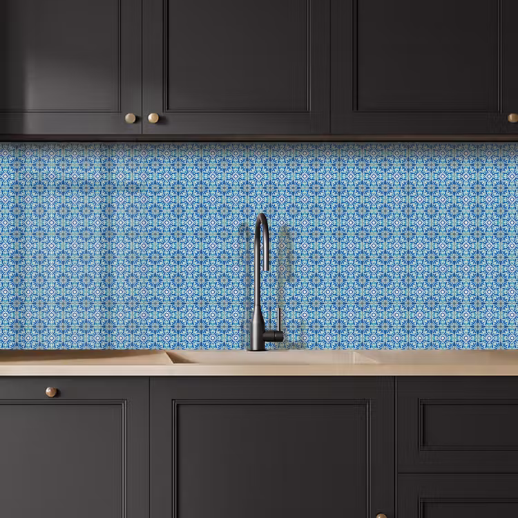 Keuken achterwand - Tegels - Mozaïek - Turquoise - Blauw — 6