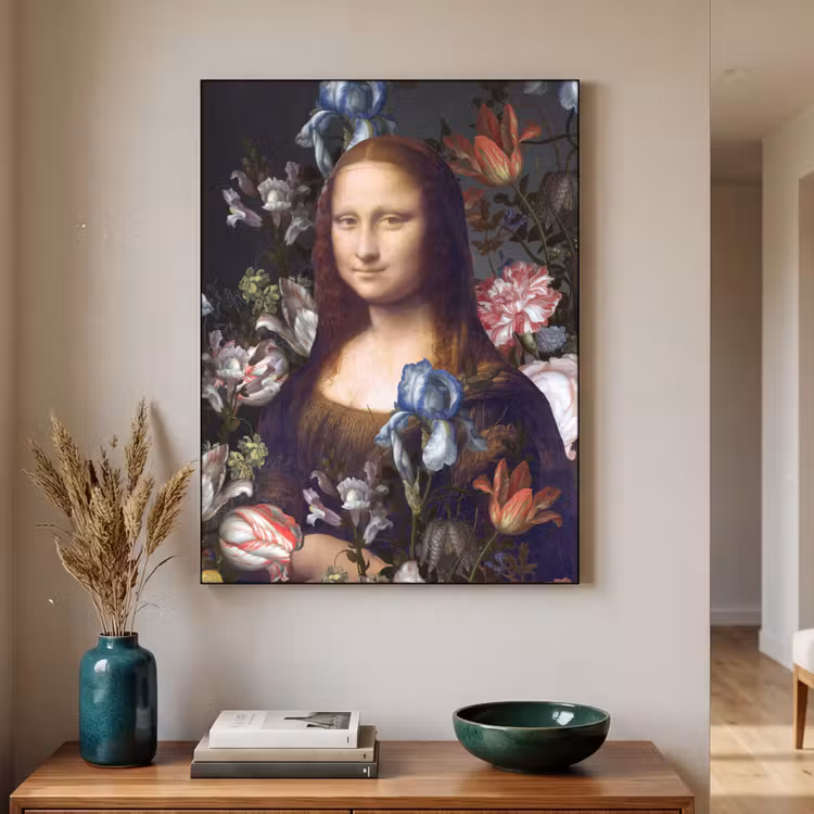Art Frame - Mona Lisa - Leonardo da Vinci - Bloemen — 3