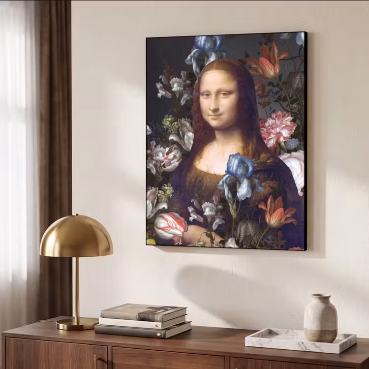 Art Frame - Mona Lisa - Leonardo da Vinci - Bloemen — 7