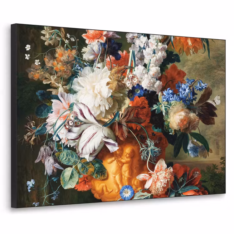 Art Frame - Kunst - Oude meesters - Boeket bloemen in een urn — 1