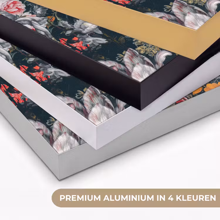 Art Frame - Meisje met de parel - Johannes Vermeer - Bloemen — 2