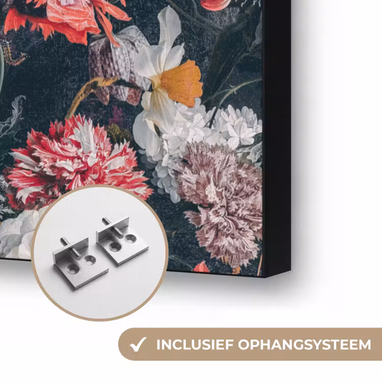 Art Frame - Mona Lisa - Leonardo da Vinci - Bloemen - Roze — 6